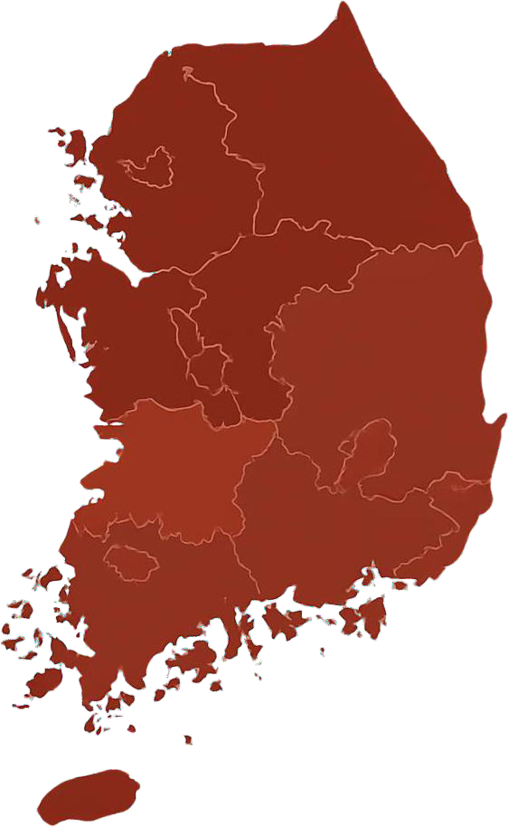 대한민국 빵지순례 지도
